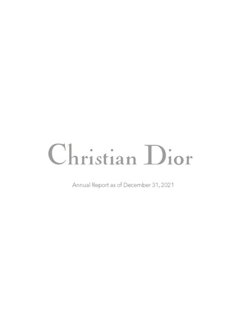 dior annual report 2019 pdf|christian dior se annual report.